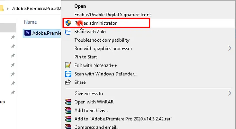 Tiến hành khởi chạy tải adobe premiere pro cc 2020 full crack.