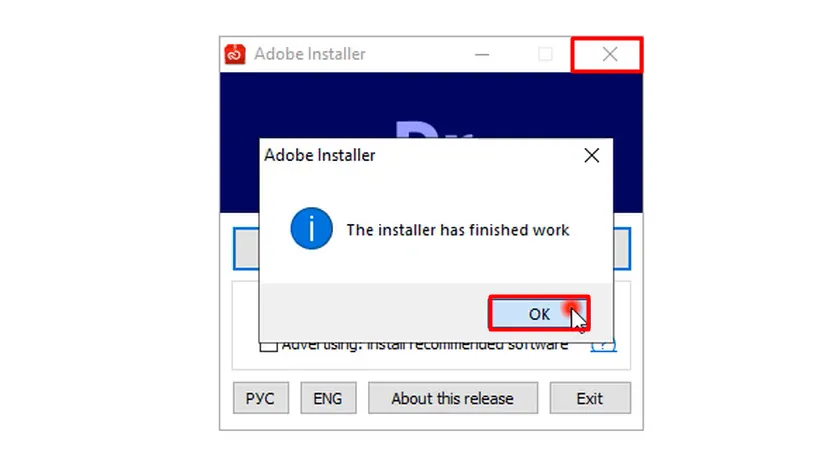 Tiến hành chọn ok. Hoàn thành cài đặt adobe premiere pro cc 2020.