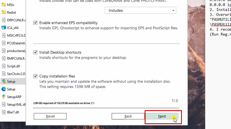 CorelDRAW 2024: Hướng Dẫn Cài Đặt Chi Tiết Từ A Đến Z 36 Bấm Next