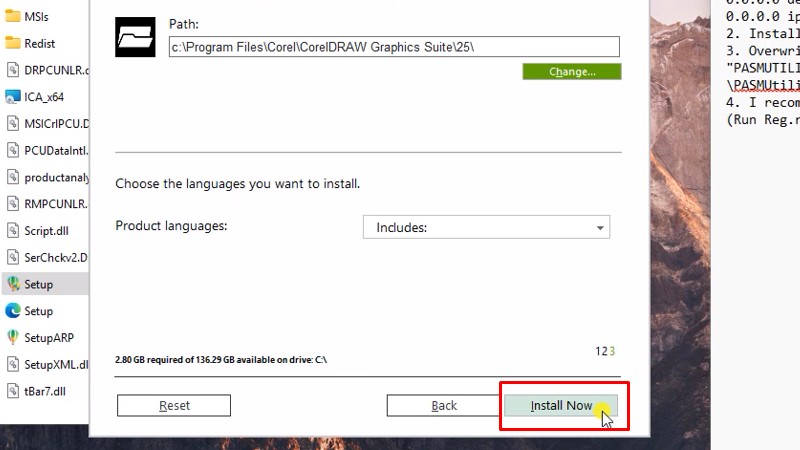 CorelDRAW 2024: Hướng Dẫn Cài Đặt Chi Tiết Từ A Đến Z 37 Bấm Install Now