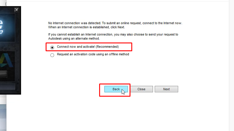 Revit 2019: Hướng Dẫn Cài Đặt Chi Tiết Từ 29 Tích như hình và bấm Back