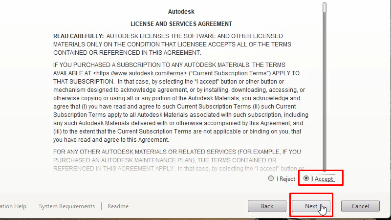 Revit 2019: Hướng Dẫn Cài Đặt Chi Tiết Từ 12 Tích như hình và bấm Next